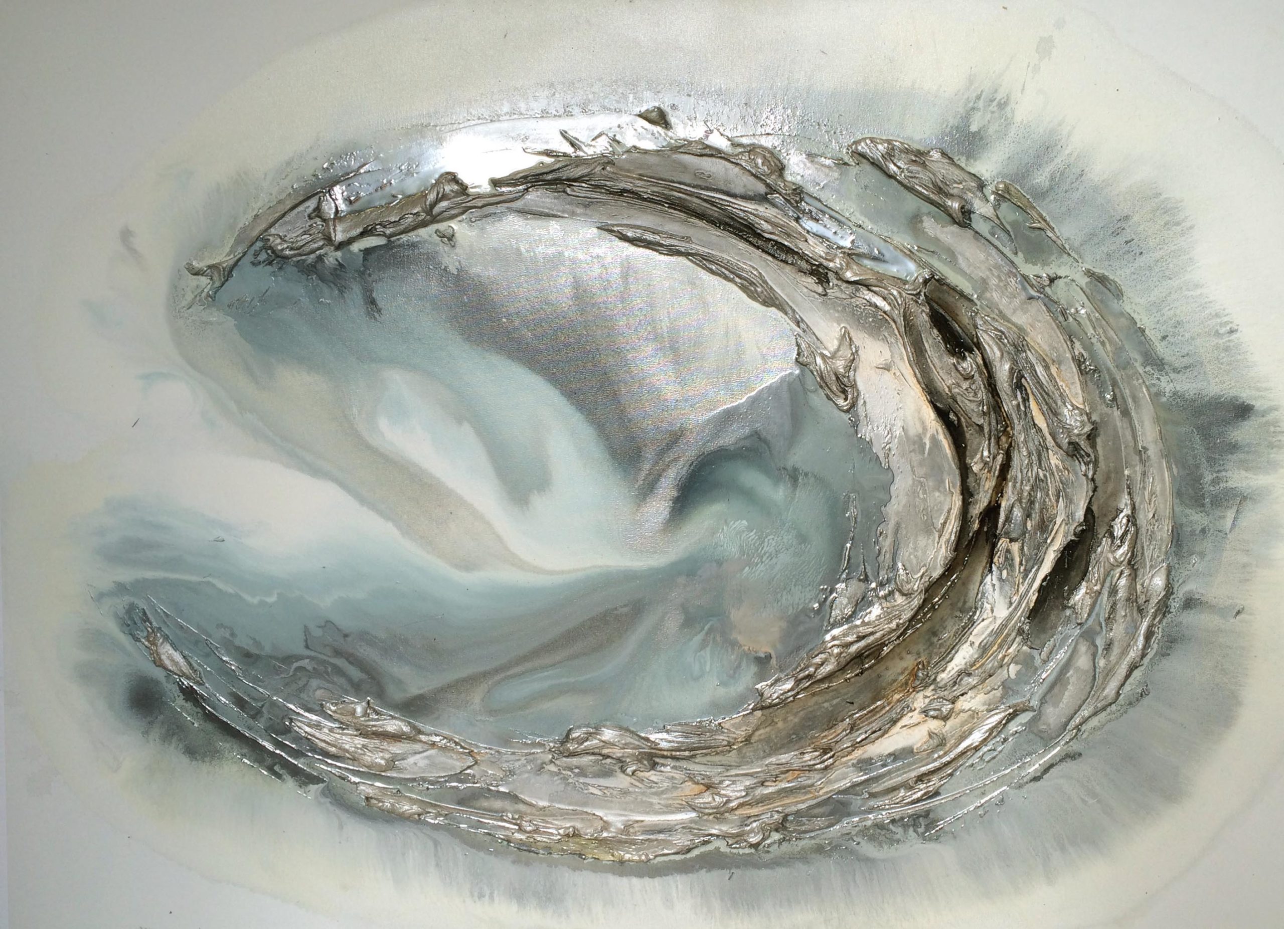 Vicky Sanders Oyster Series - Blue Oyster #4
