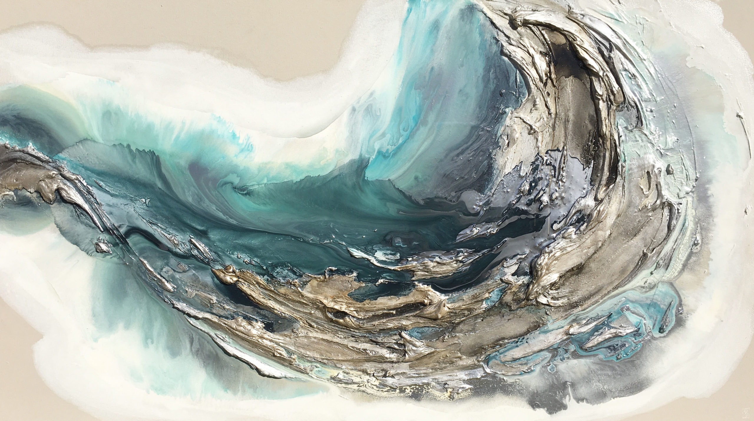Vicky Sanders Oyster Series - Teal Oyster